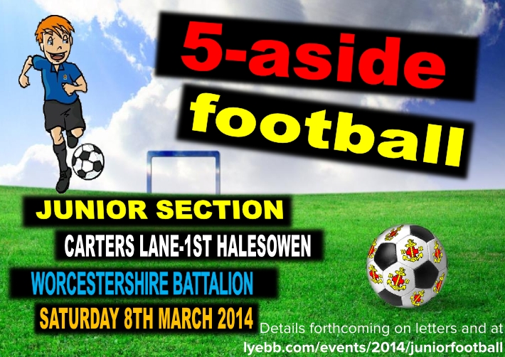 Junior Five-a-side Football 2014 poster