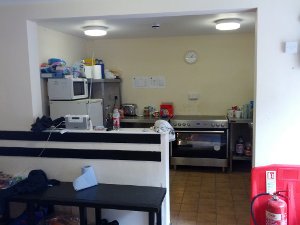 Cooper's Mill kitchen as of Easter Camp 2012