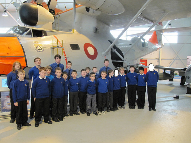 Group photo at RAF Museum Cosford