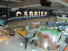 Outside of aircraft carrier tour at Fleet Air Arm Museum